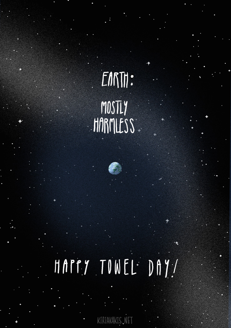 mostly harmless-Towel day